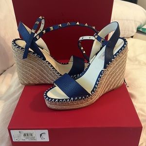 Brand New Valentino Wedge espadrilles